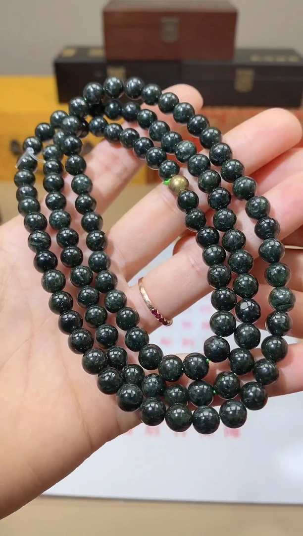 【闪购商品】翡翠手串未镶嵌天然A货翡翠珠链