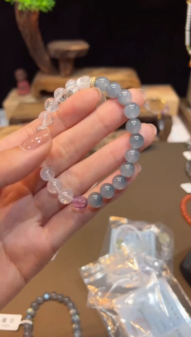 水晶手链未镶嵌手饰@@F5254