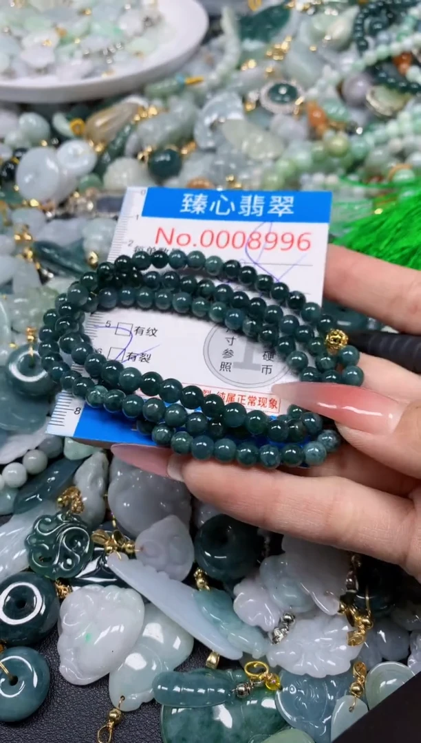 【闪购商品】翡翠颈饰未镶嵌含绳0008996
