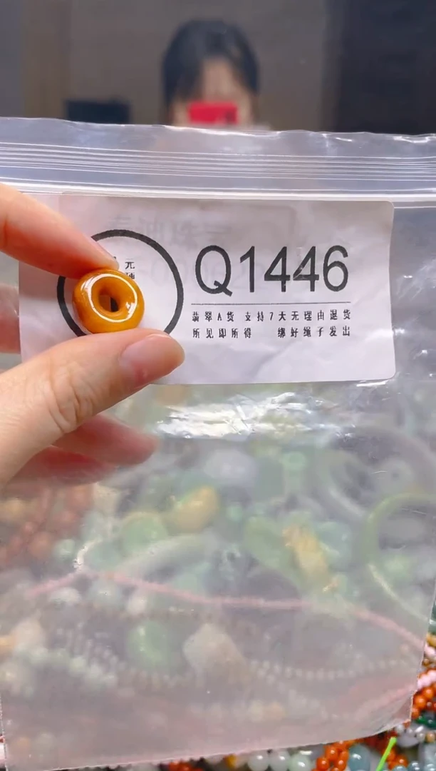 翡翠未镶嵌颈饰/Q/翡翠A货一图一物