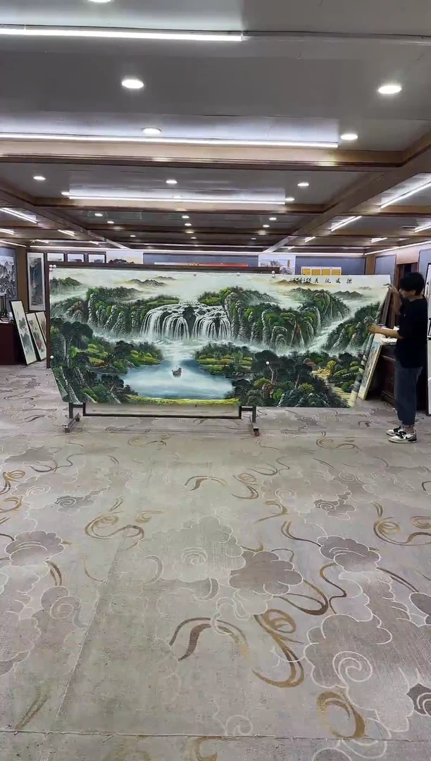 绘画绘画Y-邵明义-大丈二-山水画