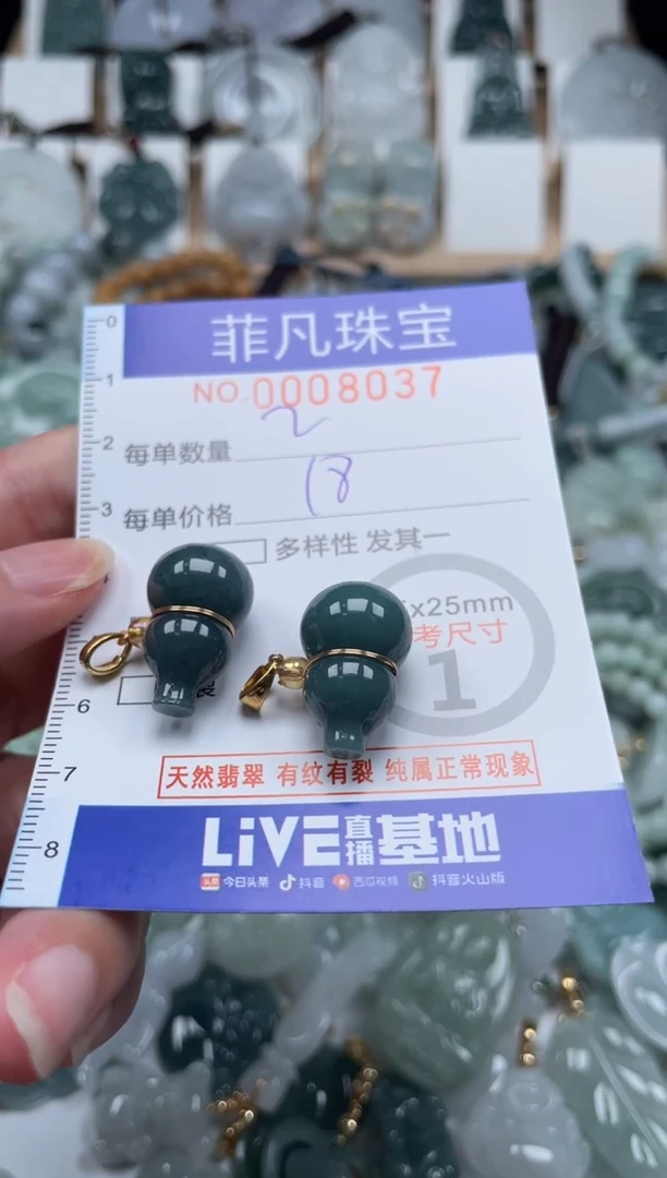 翡翠未镶嵌颈饰00..8037
