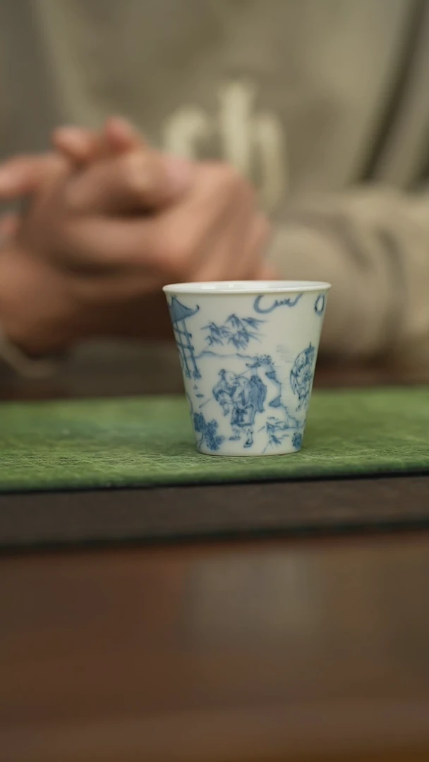 【闪购商品】杯柴窑青花破价福利