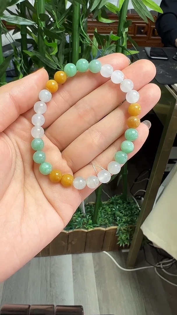 未镶嵌手串翡翠手串