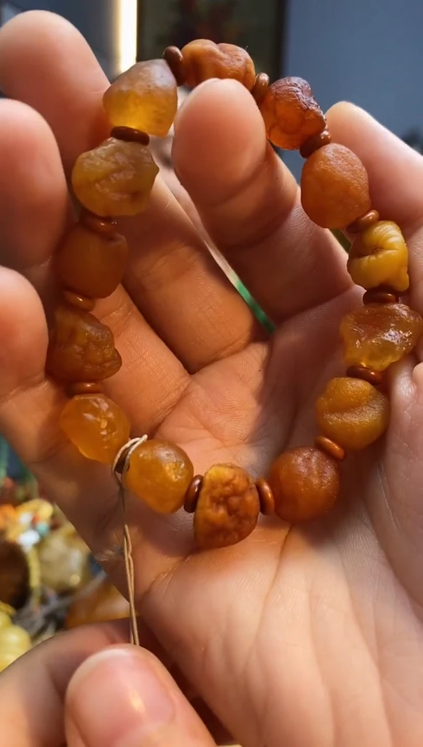 手串琥珀未镶嵌手串