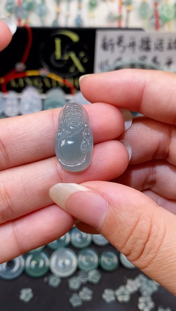 散珠翡翠财爷裸石