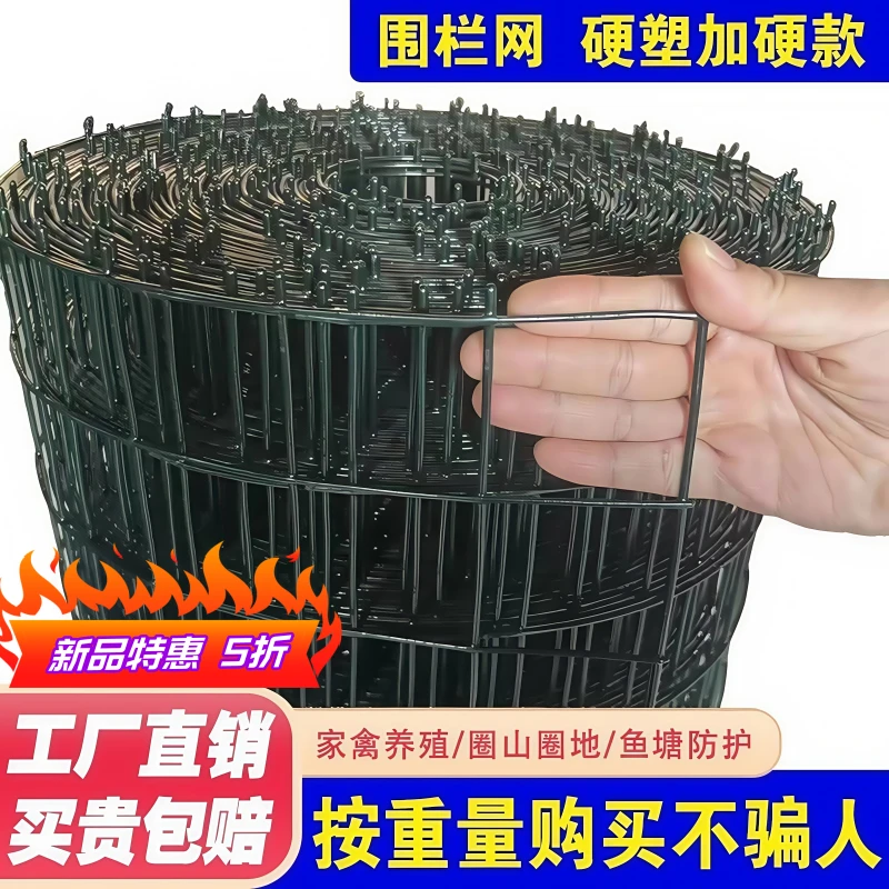 荷兰网防锈铁丝网围栏养殖网家用养鸡网拦鸡网护栏网围栏铁网格网