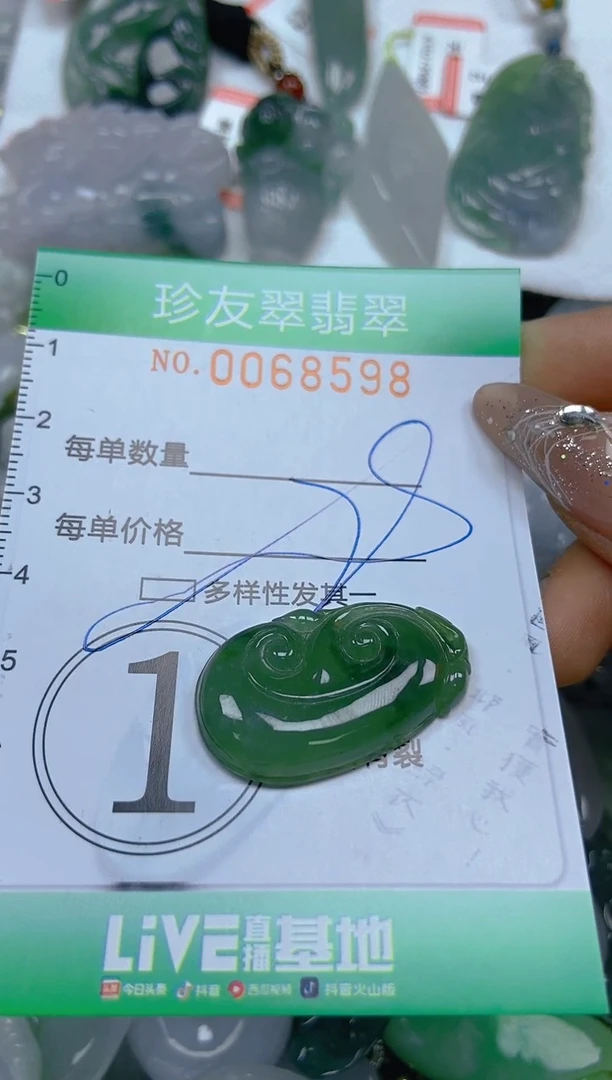 【闪购商品】翡翠颈饰未镶嵌闪购商品0068598多样性发其一