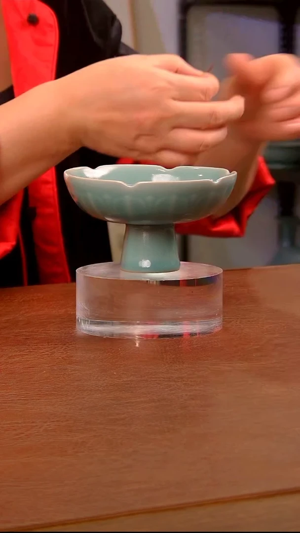 【闪购商品】瓷片920小高足盘............