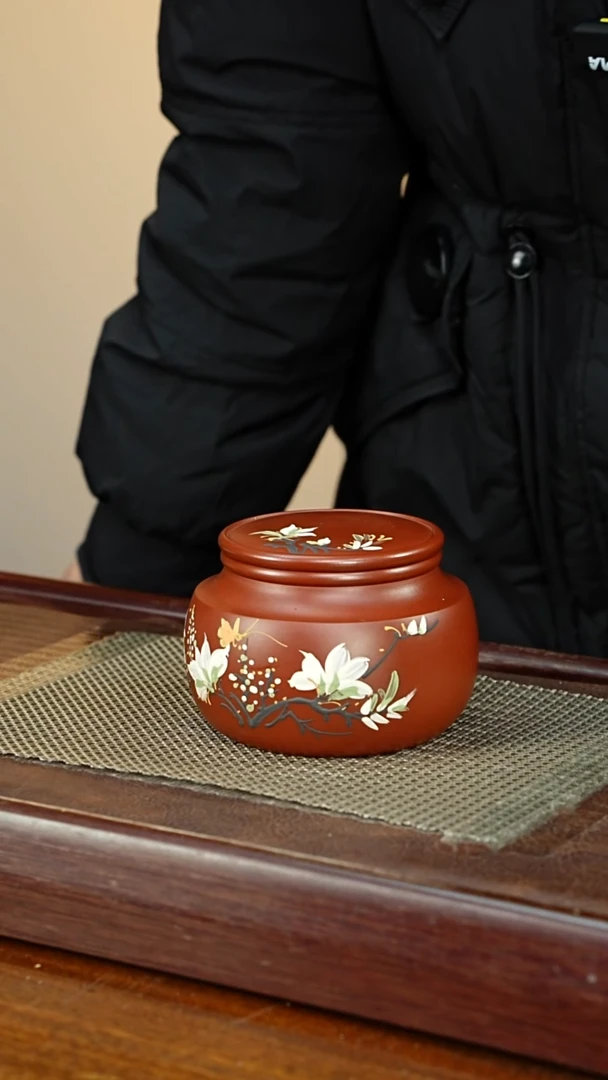 宜兴原矿紫砂茶叶罐