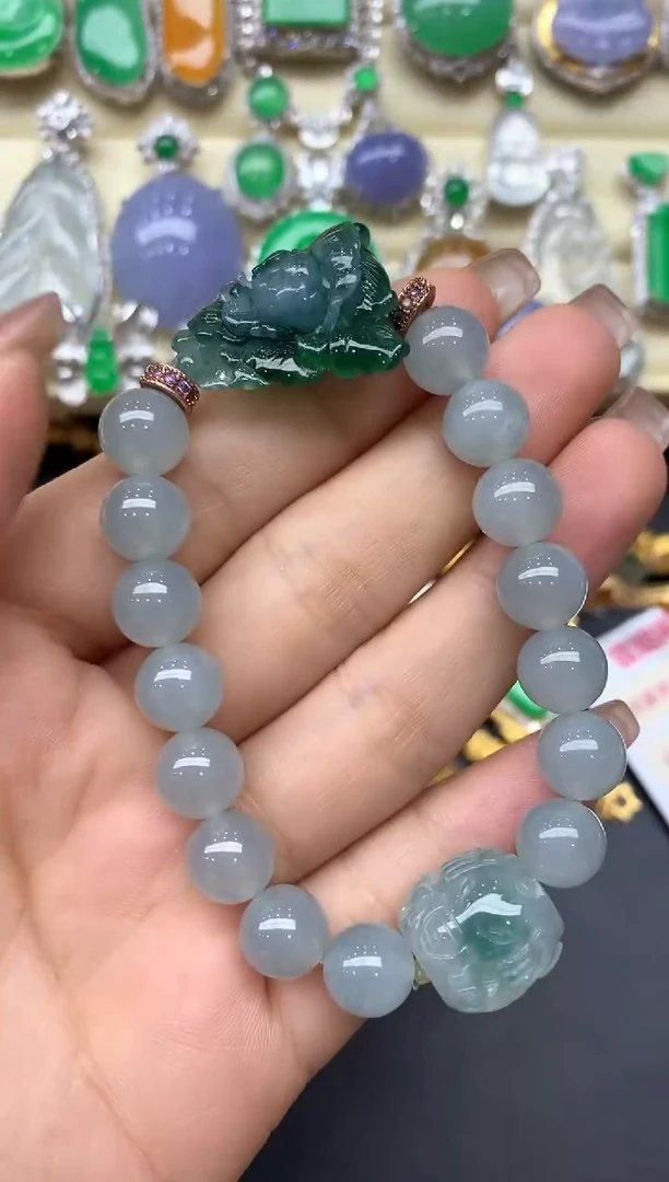 未镶嵌手链翡翠245-中国好珍宝