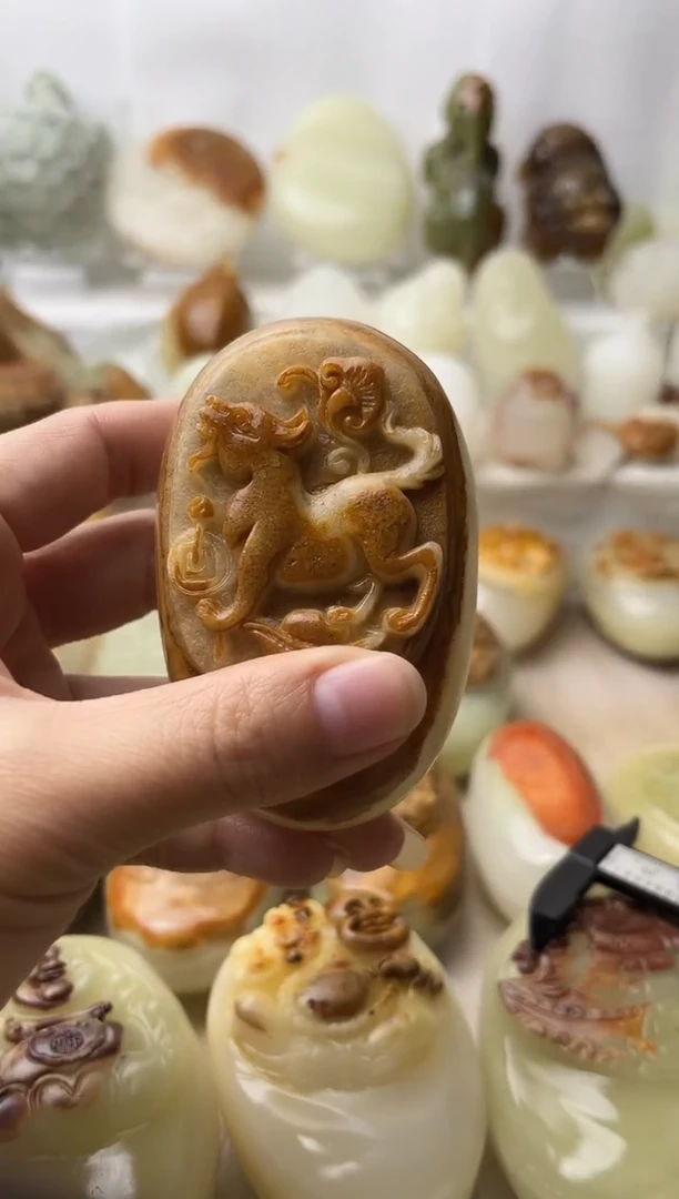 石材古青石棉纹正常不退换狗