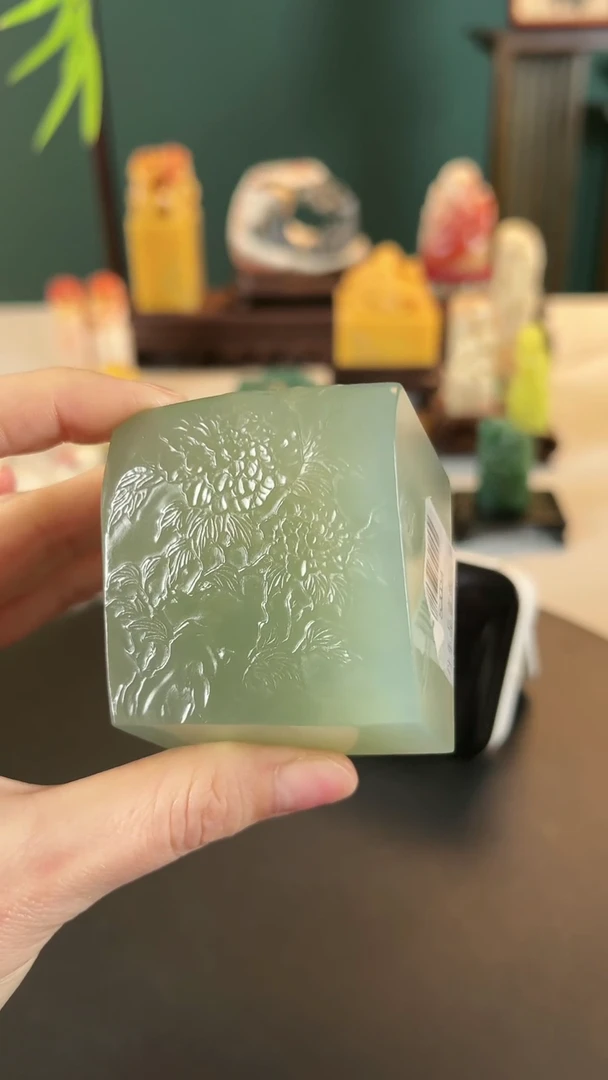 【闪购商品】辽宁石印石丹东晶富贵花开