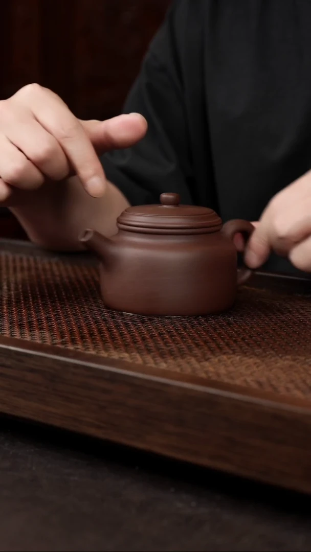 茶壶紫砂紫泥大德中