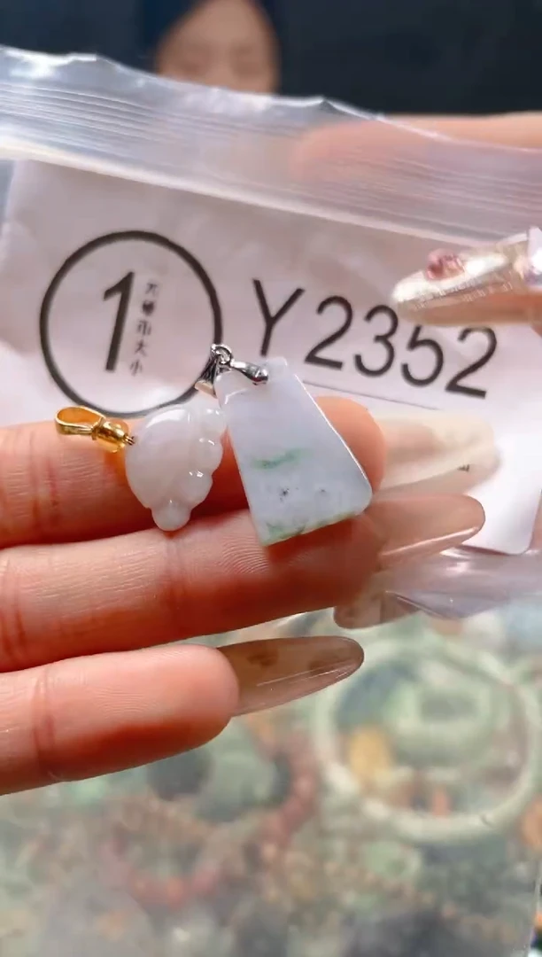 【闪购商品】翡翠颈饰未镶嵌/Y/翡翠A货一图一物