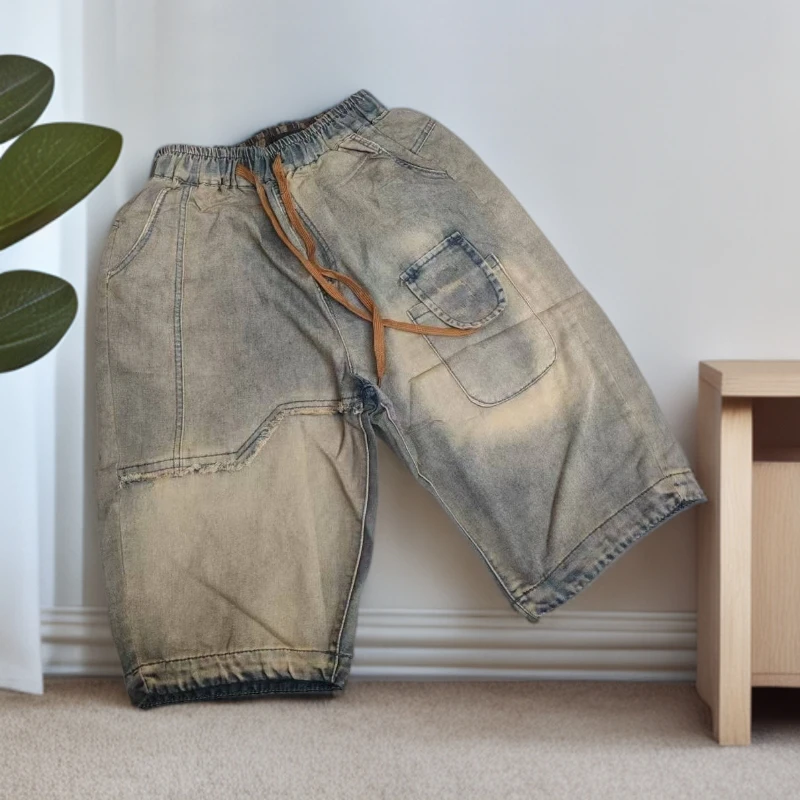 5173（飞儿同款）短裤七分裤显瘦砂洗休闲裤百搭洋气女装