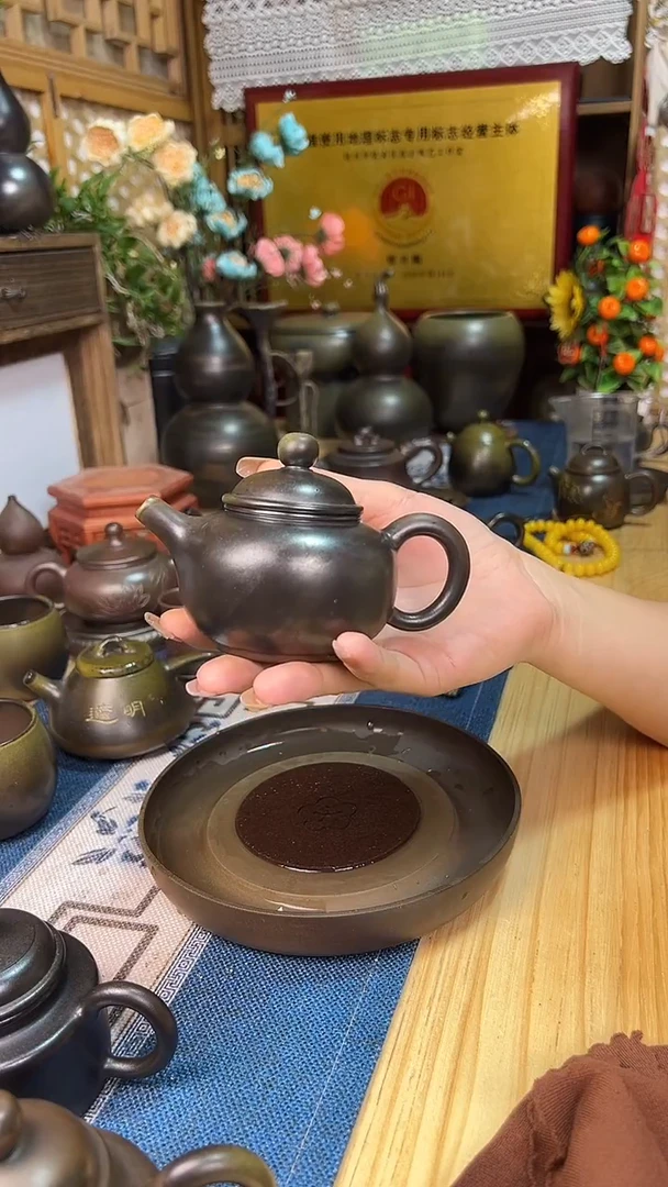 柴烧坭兴陶纯手工原矿170
