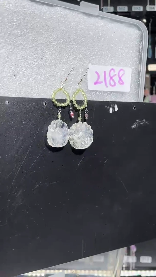 紫晶耳饰银S925镶嵌喜欢拍