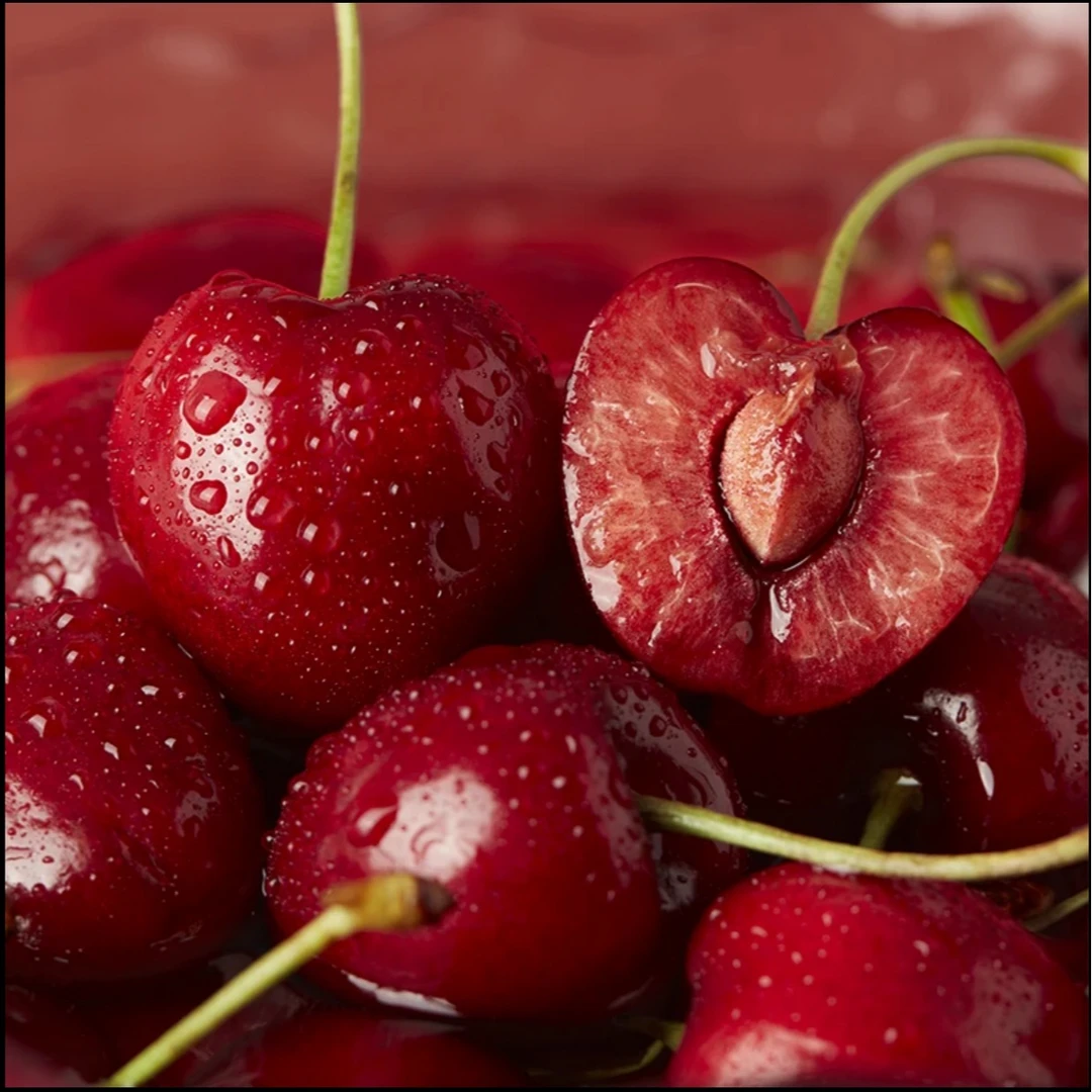 桑提娜智利空运进口车厘子2J/3JD/4JD附果径卡2500g