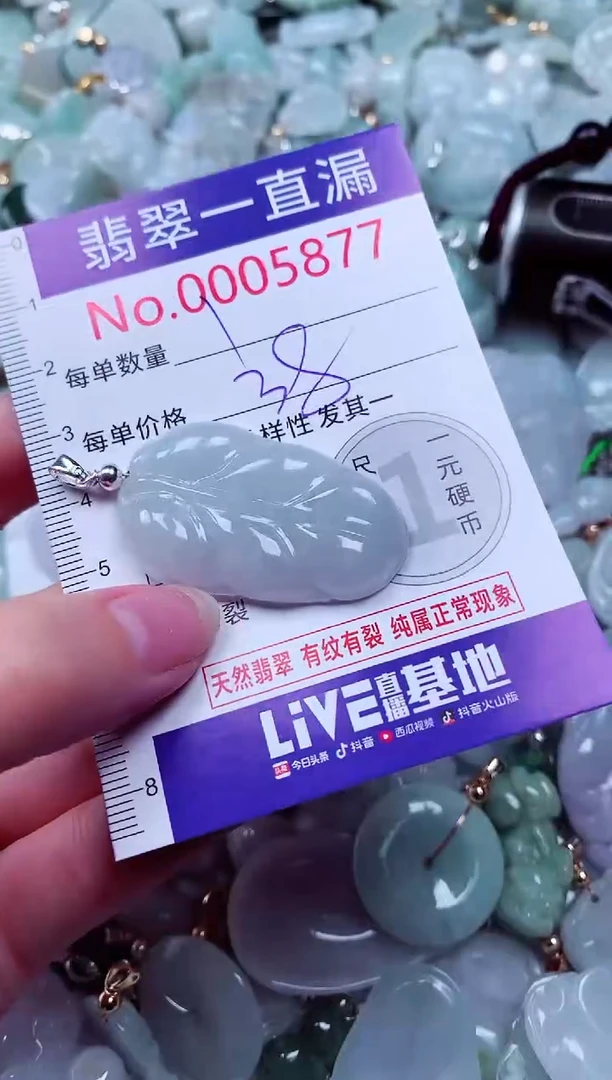 吊坠(不含链)未镶嵌翡翠5877