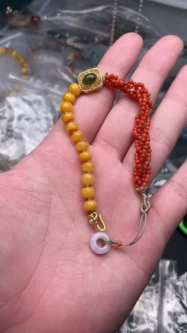 手链蜜蜡未镶嵌多样性发货拍一发一