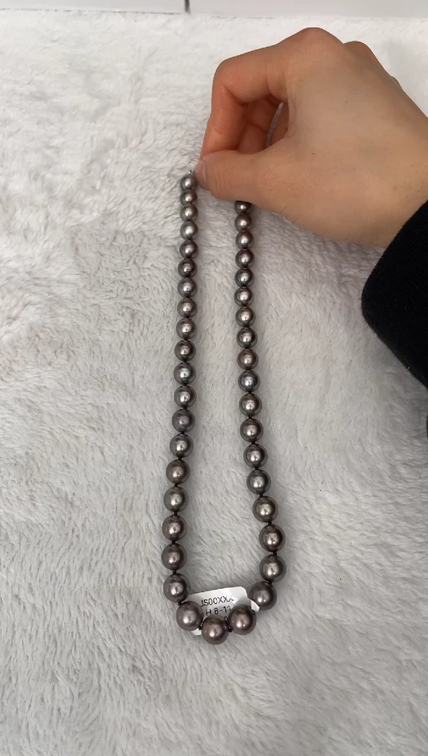 【闪购商品】海水珍珠颈饰未镶嵌大溪地8-11mm（多样性发一）