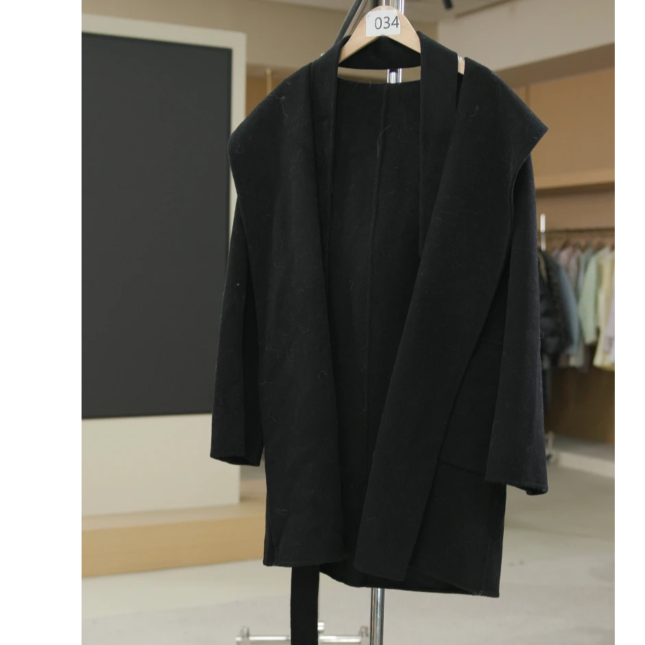 034 秋冬常规款百搭气质秋季大衣女装