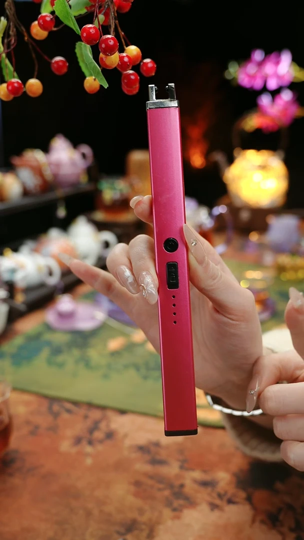 【闪购商品】粉紫色蜡烛点火器茶道配件