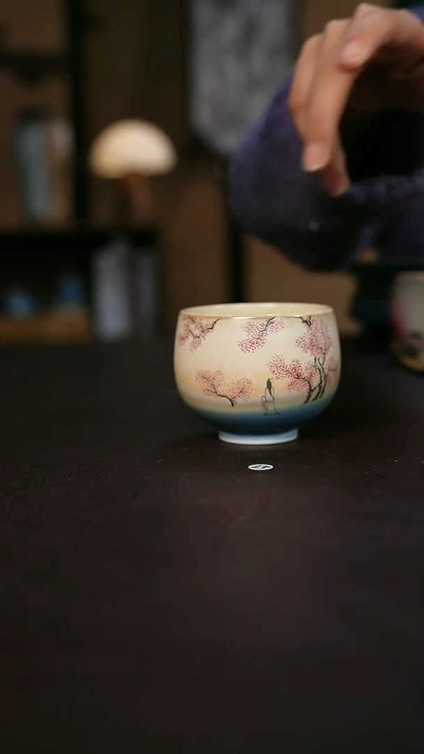 【闪购商品】景德镇陶瓷杯碗柴烧多人