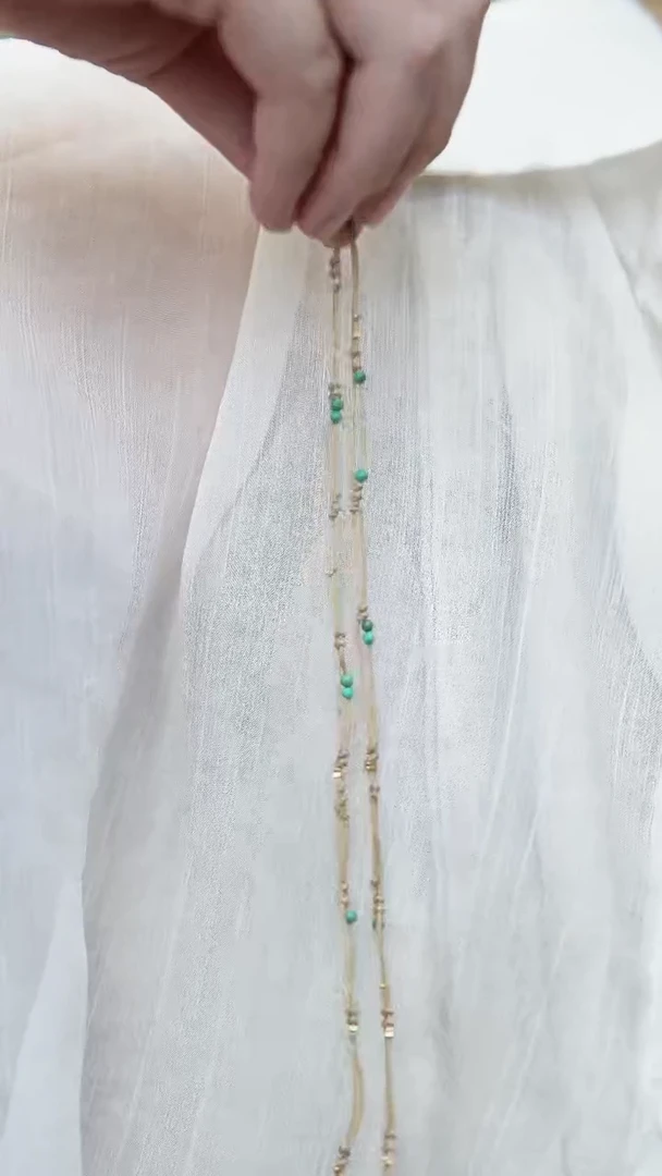 未镶嵌蜜蜡裸石绳子