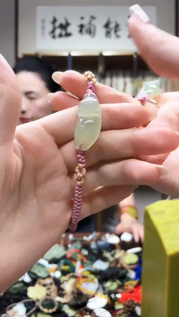 未镶嵌岫玉吊坠多样性发货拍一发一