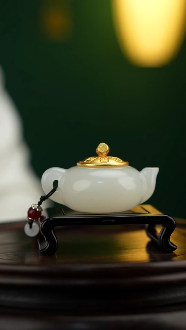 玉【把把壶】天然玉石手把件