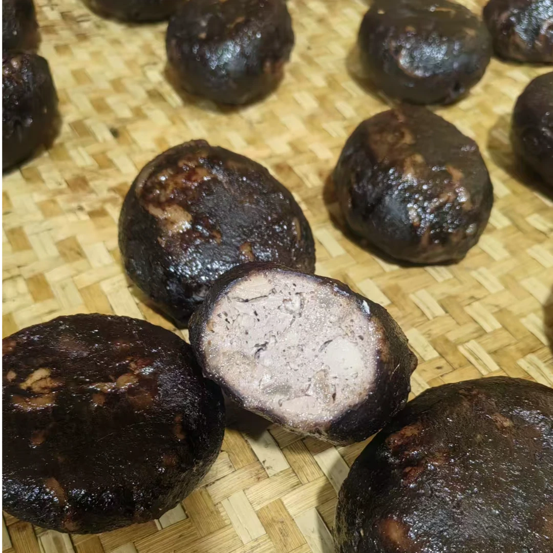 火锅食材血豆腐地道云南特产血豆腐正宗柴火烟熏血豆腐猪血丸子