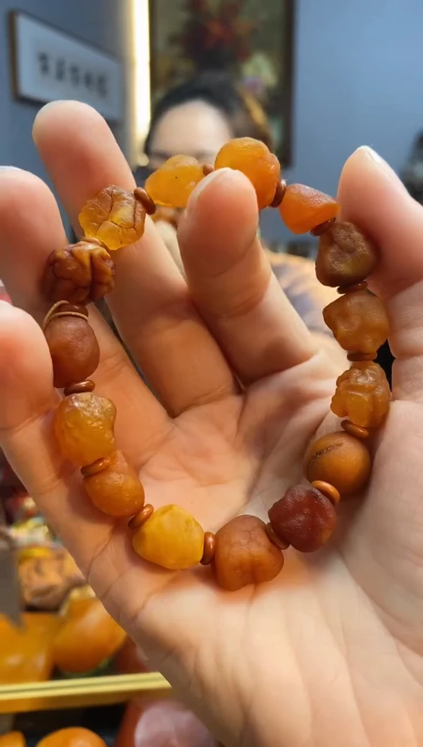 手链琥珀未镶嵌手串