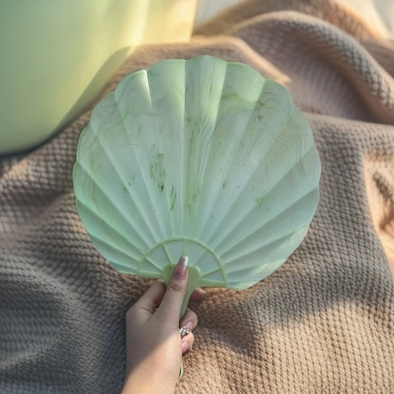 中国风家用夏季塑料扇子大号手摇扇凉快耐用打不烂