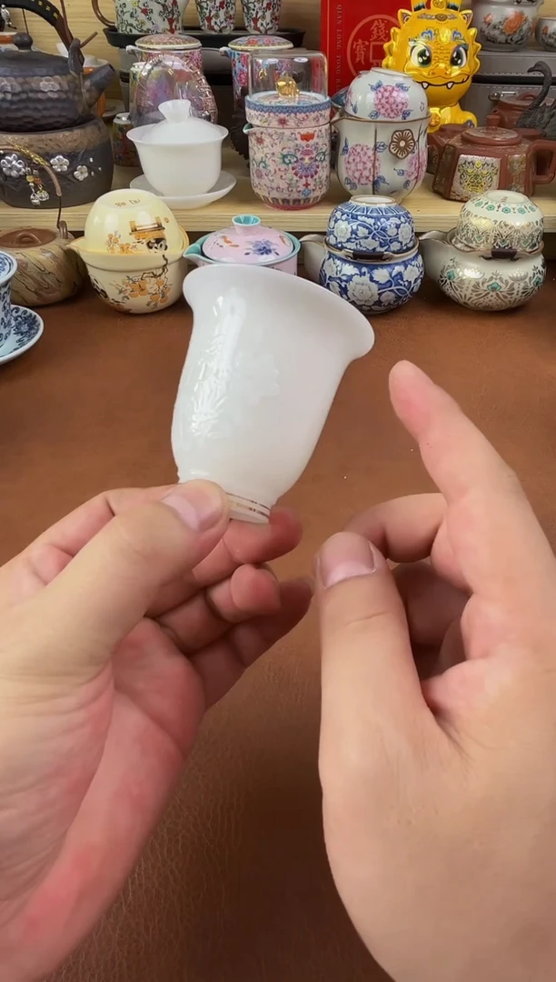 陶瓷茶具摆件旅行套组