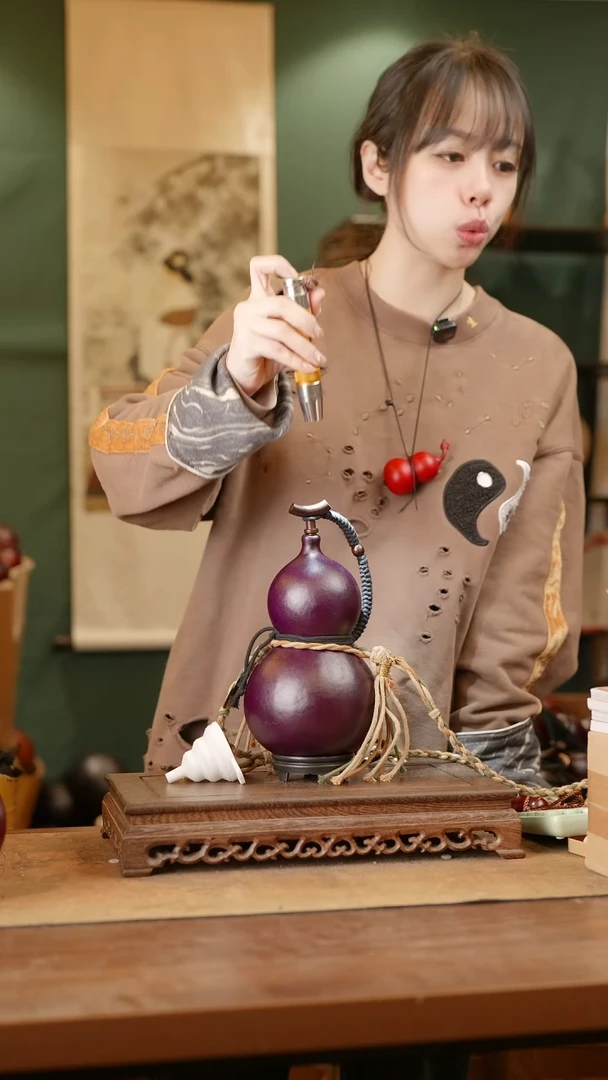 51号精品天然大漆酒葫芦一物一拍~