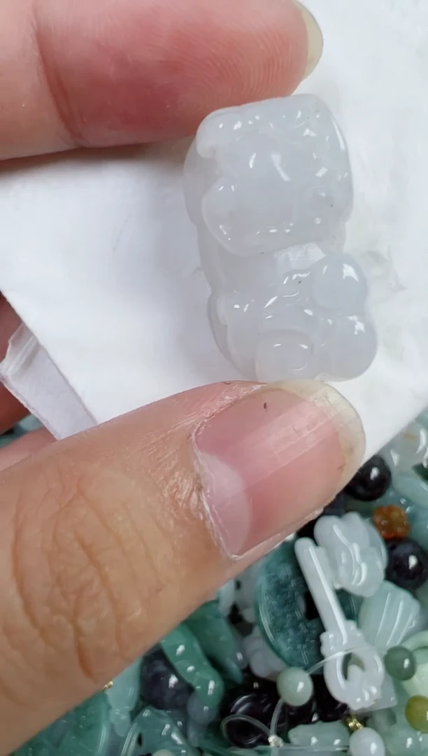 散珠翡翠744号链接，A货翡翠