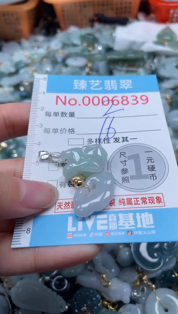 颈饰未镶嵌翡翠6839