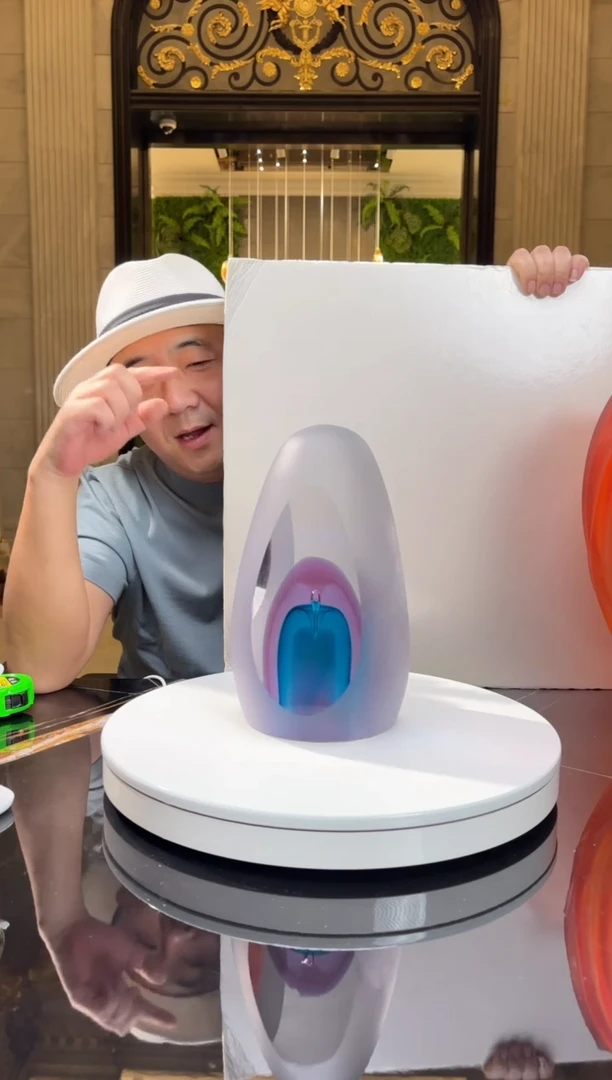 【闪购商品】摆件AJ03259水滴悬浮磨砂