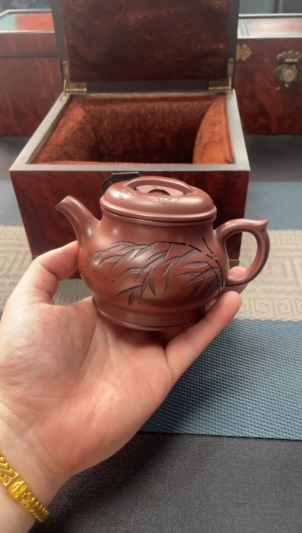 茶壶紫砂85宜兴原矿紫砂