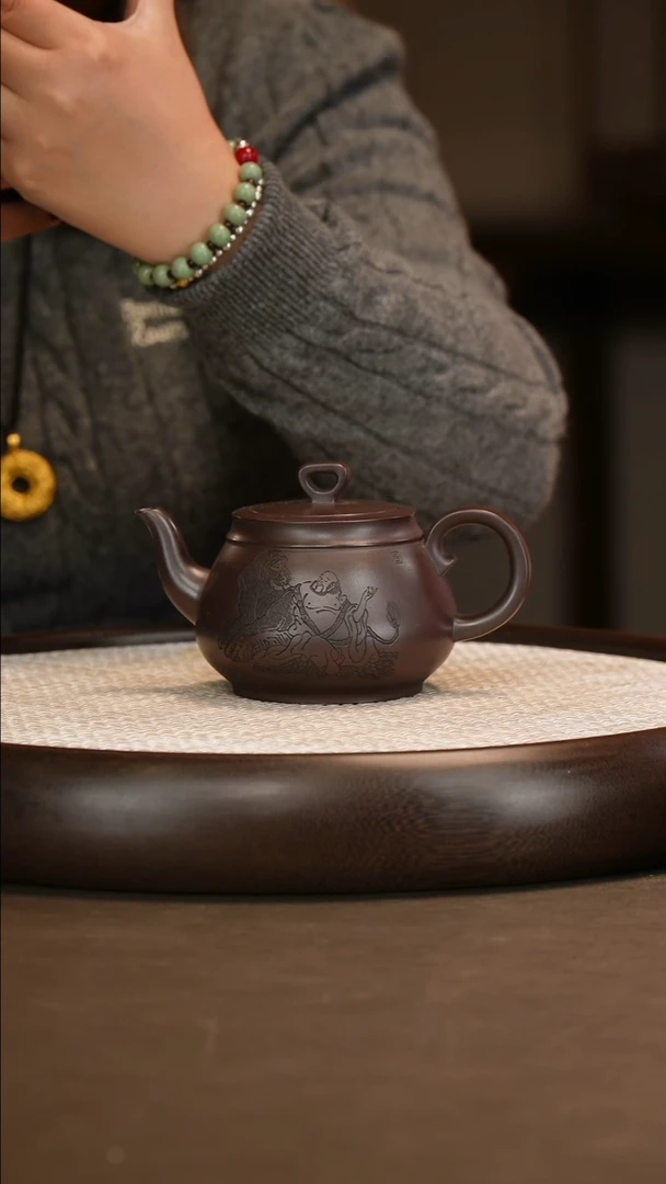 沈遽华 思源 景舟紫泥 300c/办公杯/四方盆/竹杯