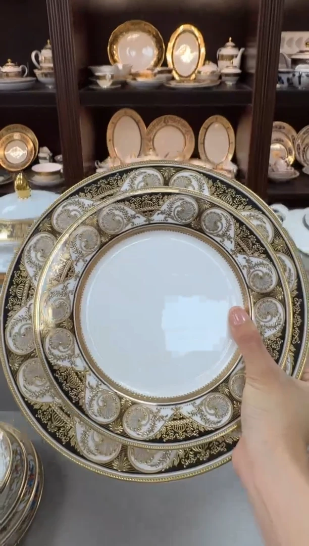 【闪购商品】瓷片10.5+8英寸大小盘 福利款