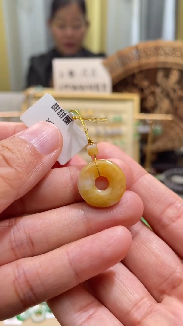 颈饰未镶嵌翡翠甜甜圈