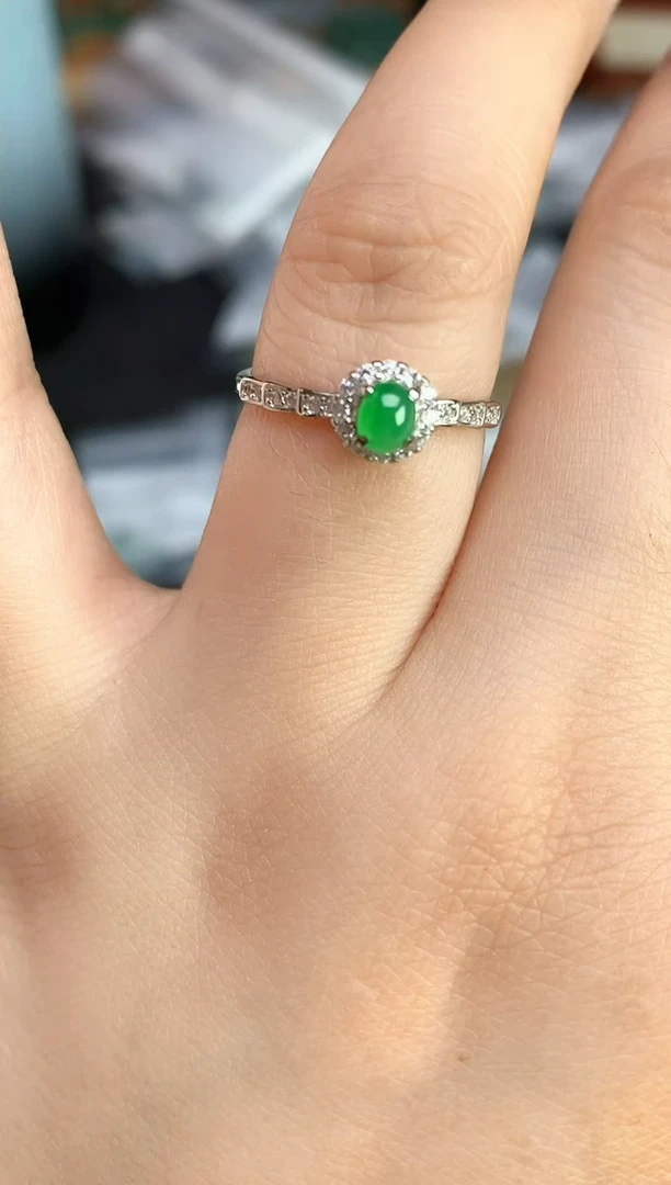 颈饰银S925镶嵌翡翠25112501