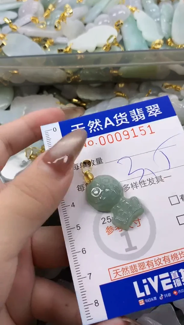 翡翠未镶嵌颈饰天然A货翡翠