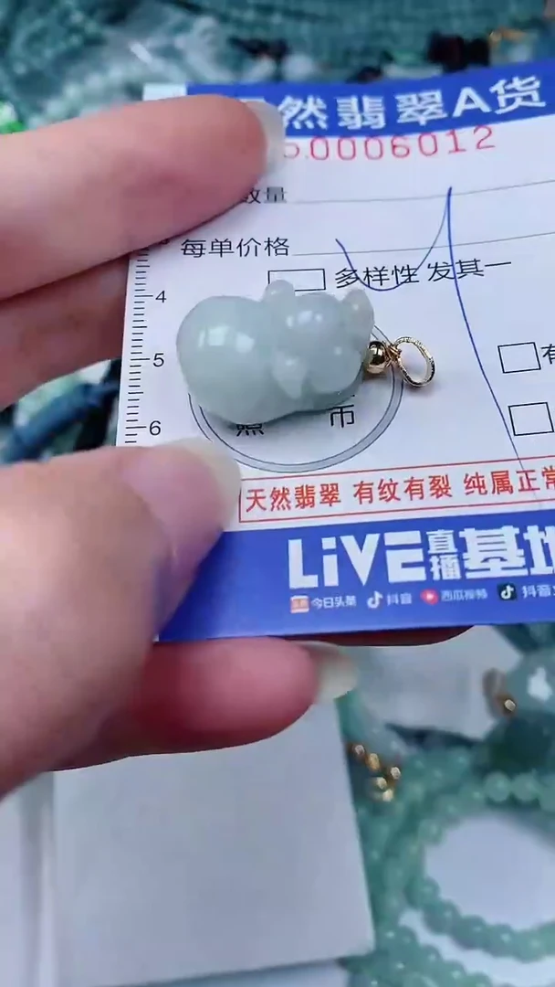 翡翠未镶嵌颈饰00006012