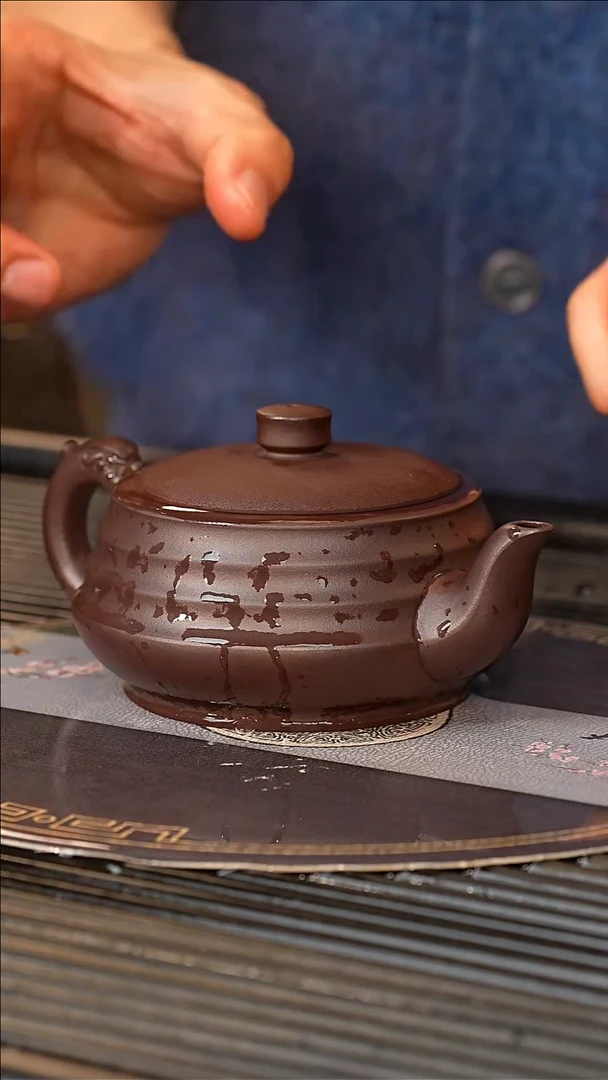 【闪购商品】紫砂茶壶XJZ 老乌泥 神龙 251cc