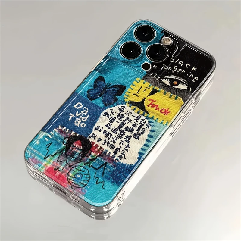 陶吉吉黑色柳丁适用iPhone16小米15华为苹果14promax手机壳太空MT