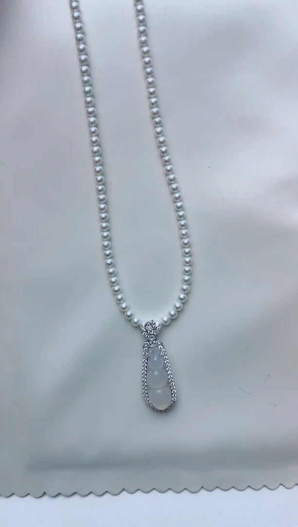 淡水珍珠未镶嵌颈饰W29